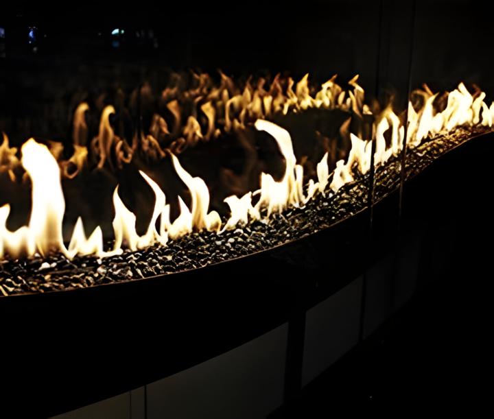 Stellar by Heat & Glo custom fireplace burner