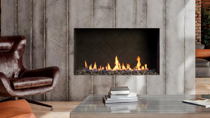 Stellar Enlight Open Hearth fireplace single-sided