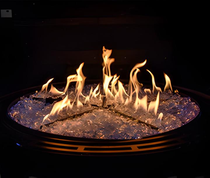 Stellar by Heat & Glo custom fireplace burner