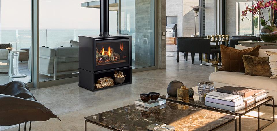 Heat & Glo Supreme Freestanding Gas Fireplace